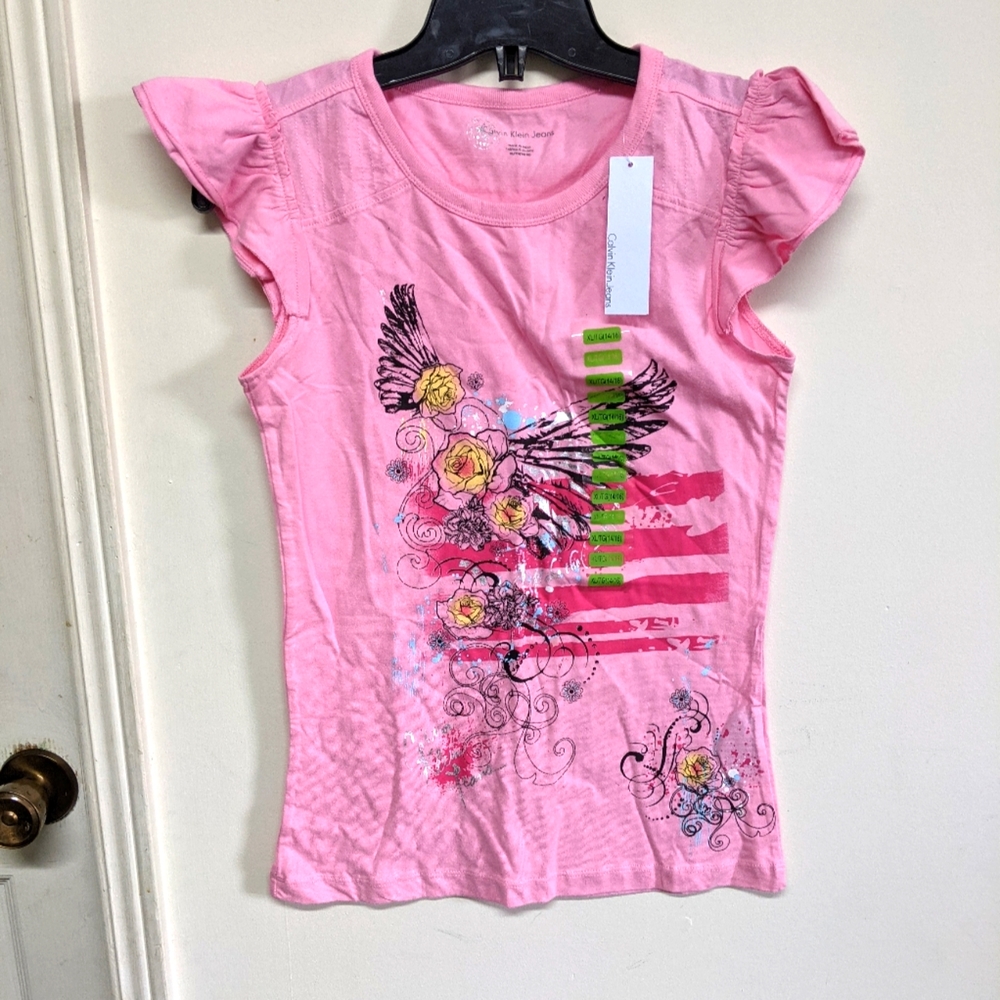Calvin Klein girls tee in xl